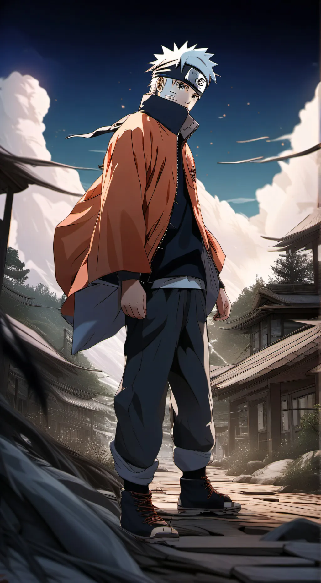 ai character: anime naruto background