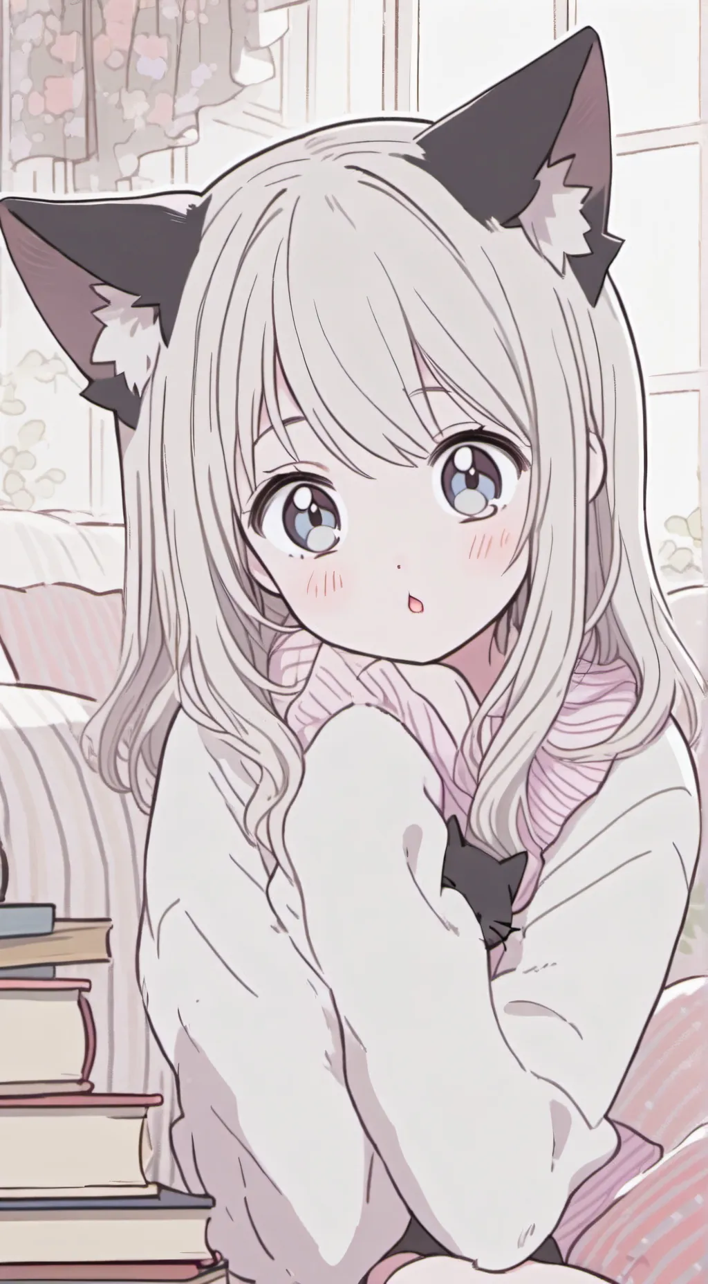 ai character: Moony  background