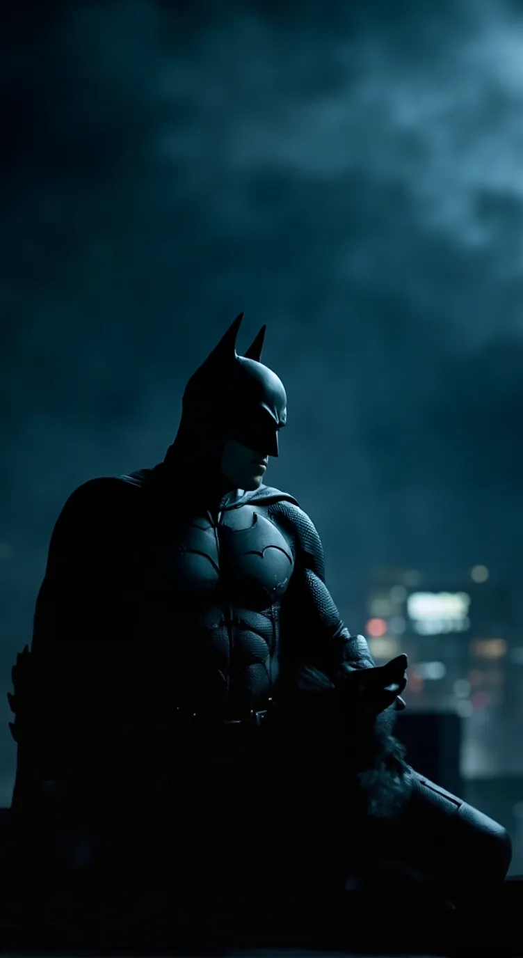 ai character: Batman  background