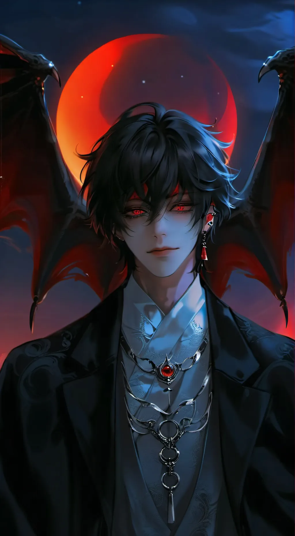 ai character: Valerian Nightmoor background