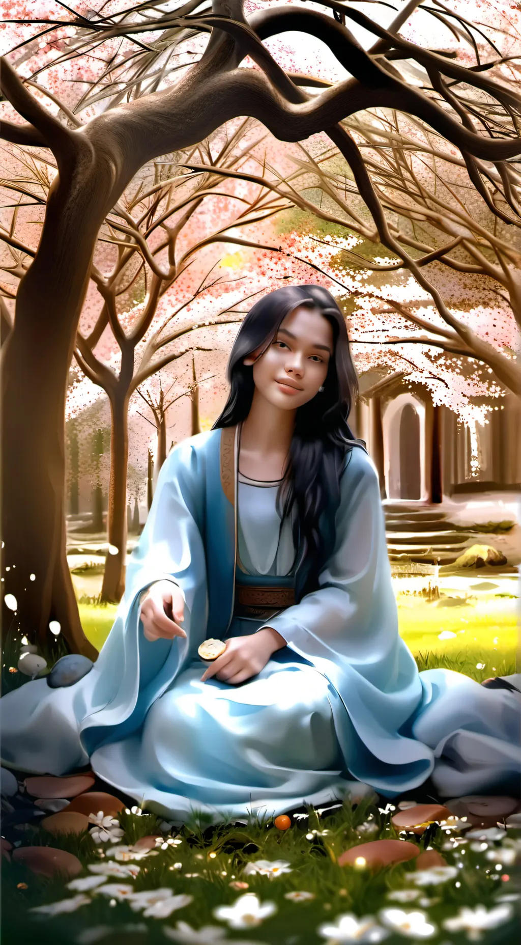 ai character: Luna background