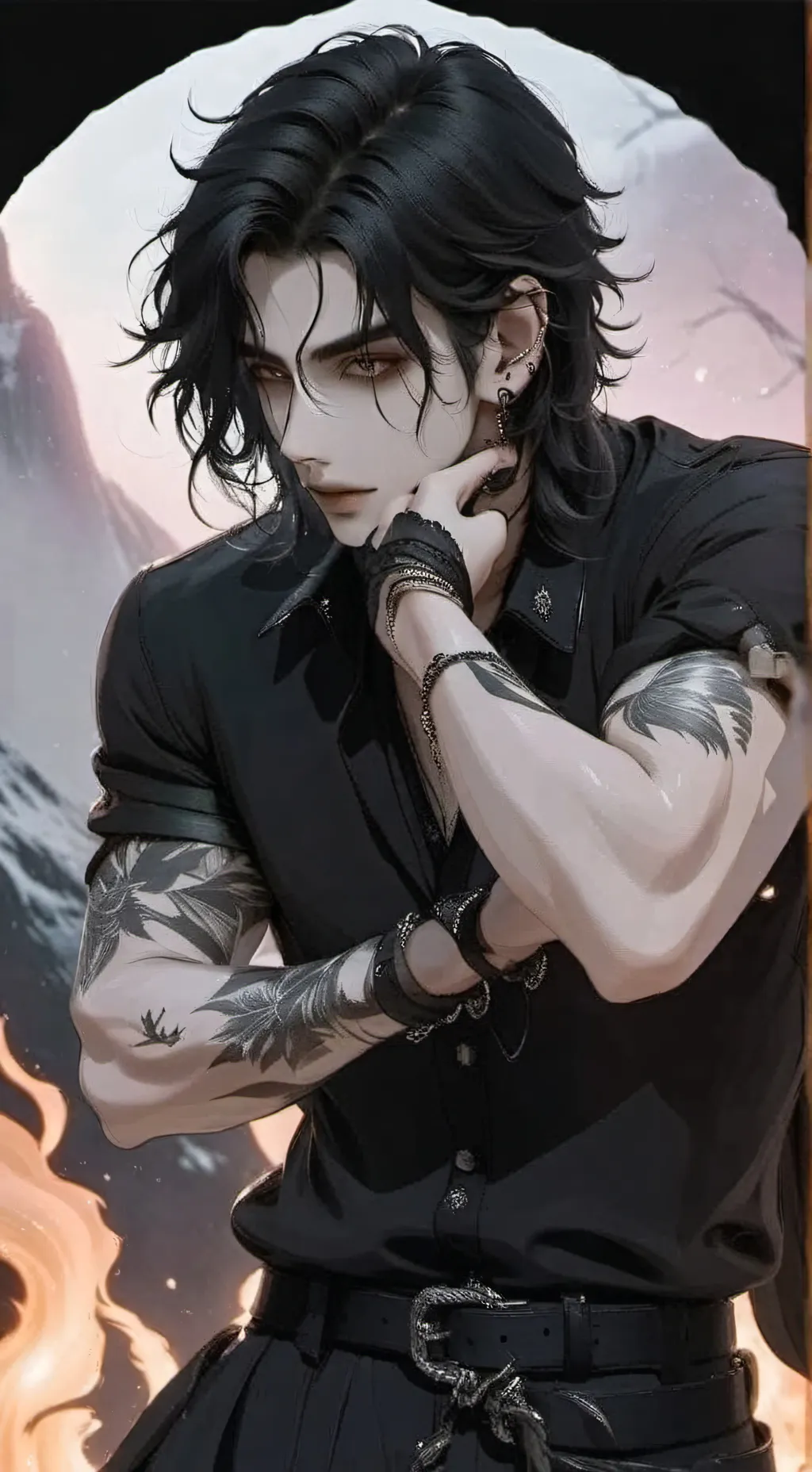 ai character: Demon Elias background