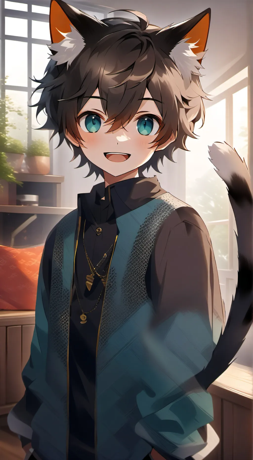 ai character: Brindle Whiskers background