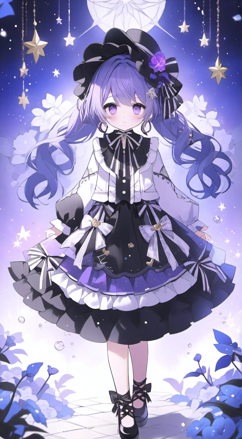ai character: Hellokitty sleepov background