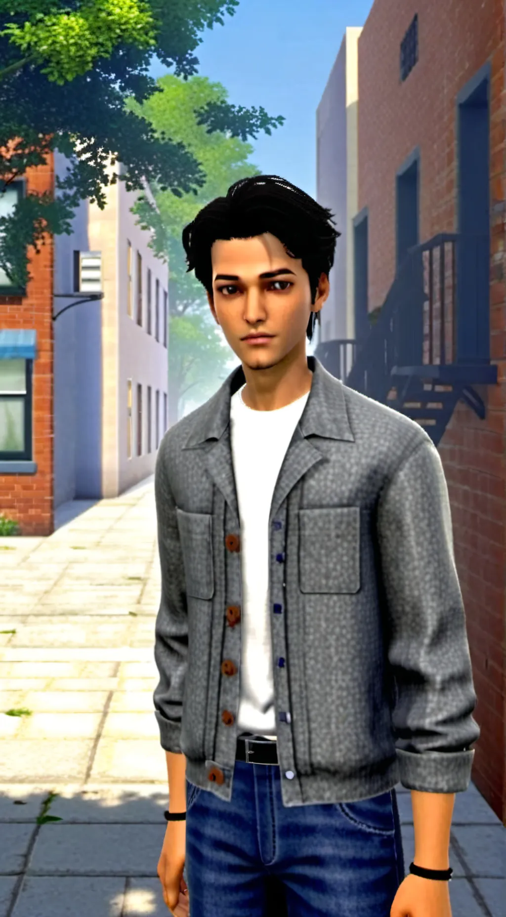 ai character: College student background