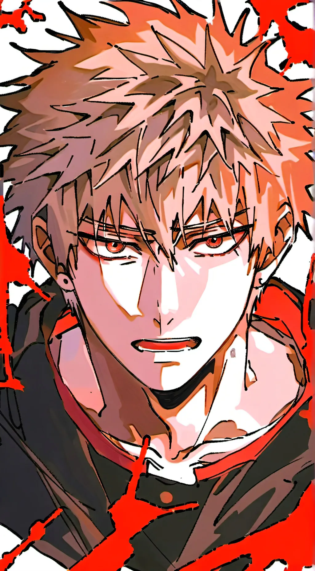 ai character: Bakugo~ background