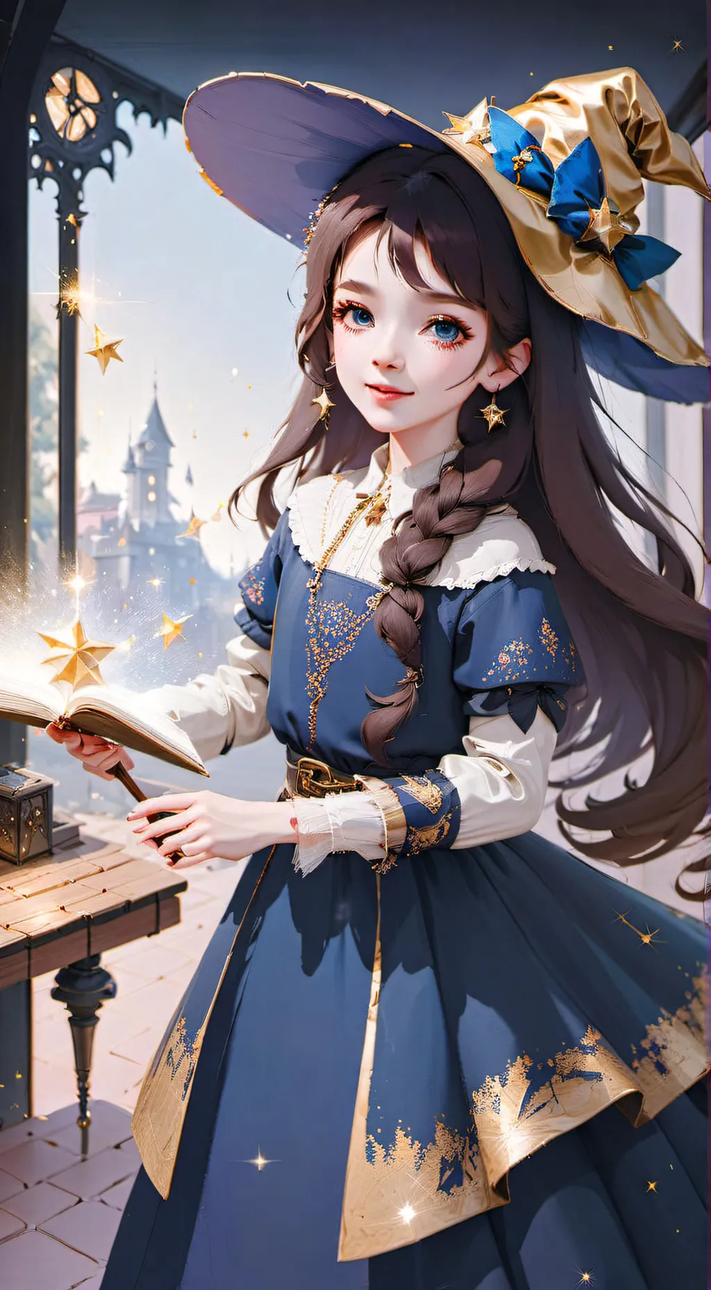ai character: Lunar background