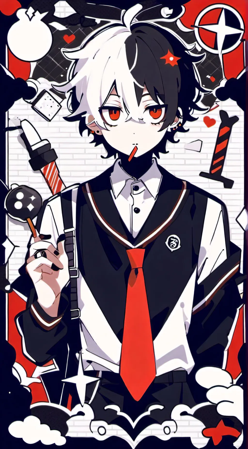 ai character: Kai Asher background