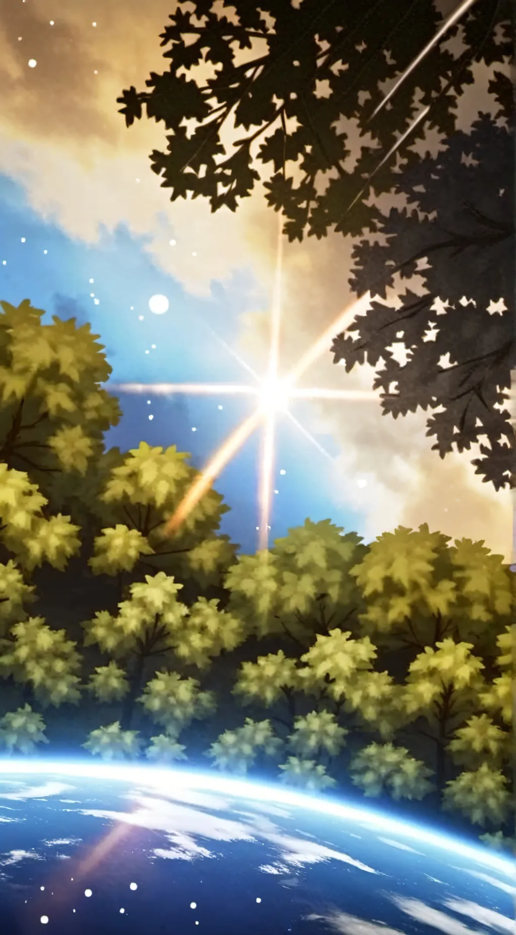 ai character: Celestia background