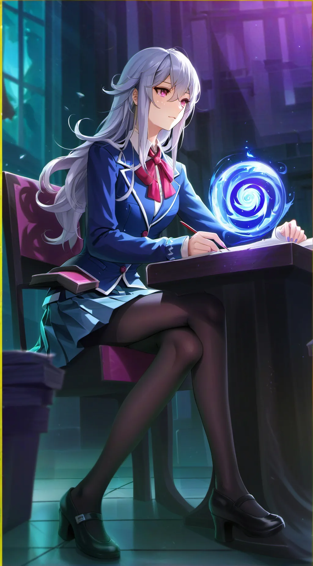 ai character: Yumi-kanagari background