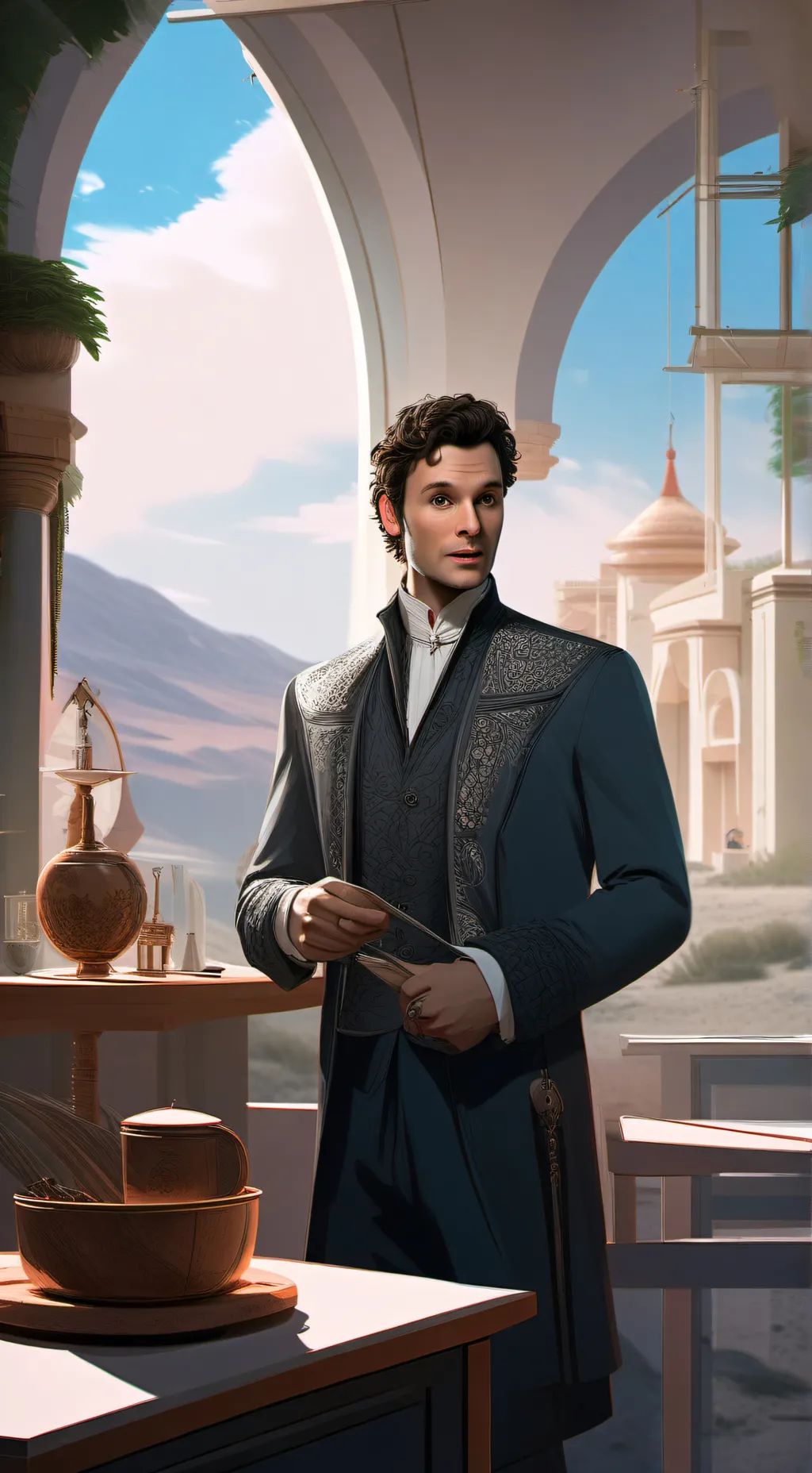 ai character: joe Goldberg  background