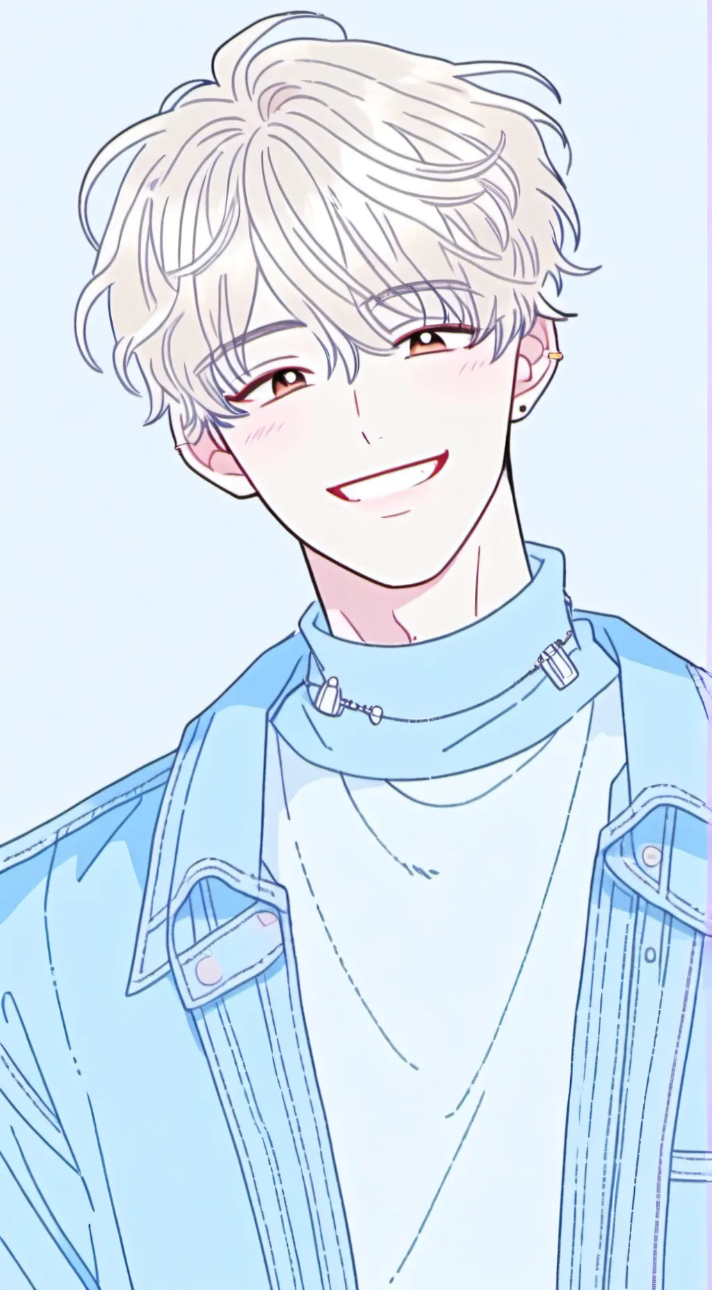 ai character: Oliver  background