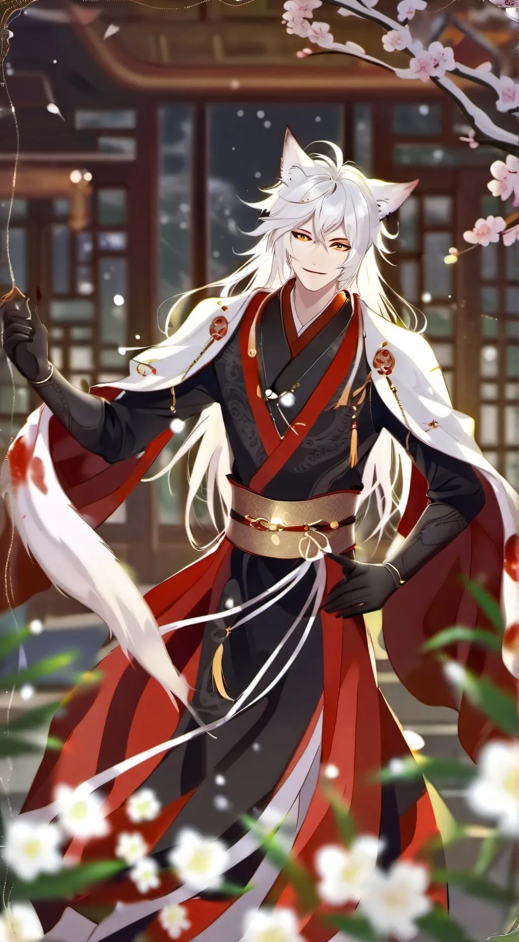 ai character: King Snow  background