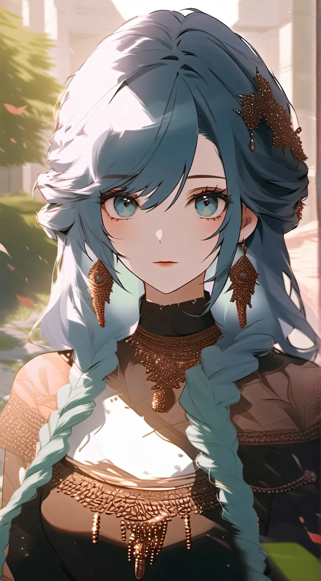 ai character: ○Harumi● background