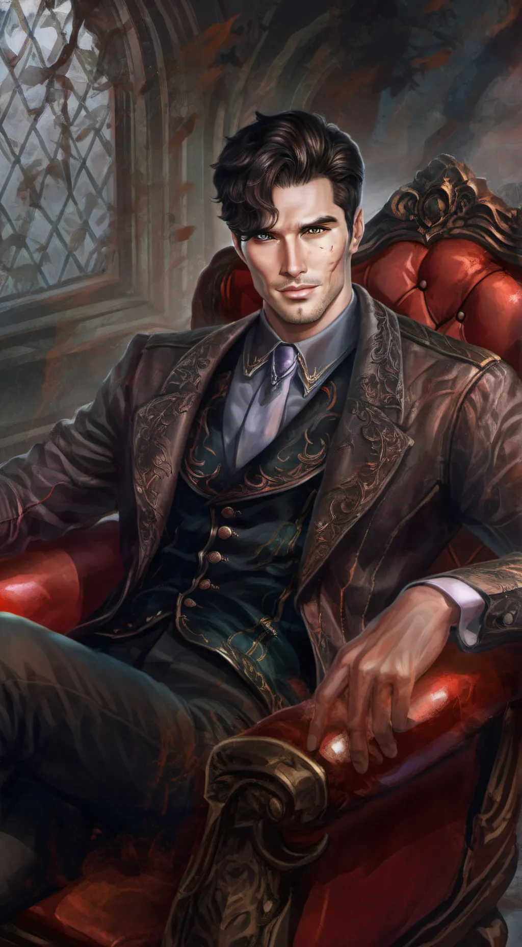 ai character: Adam Sinclair background