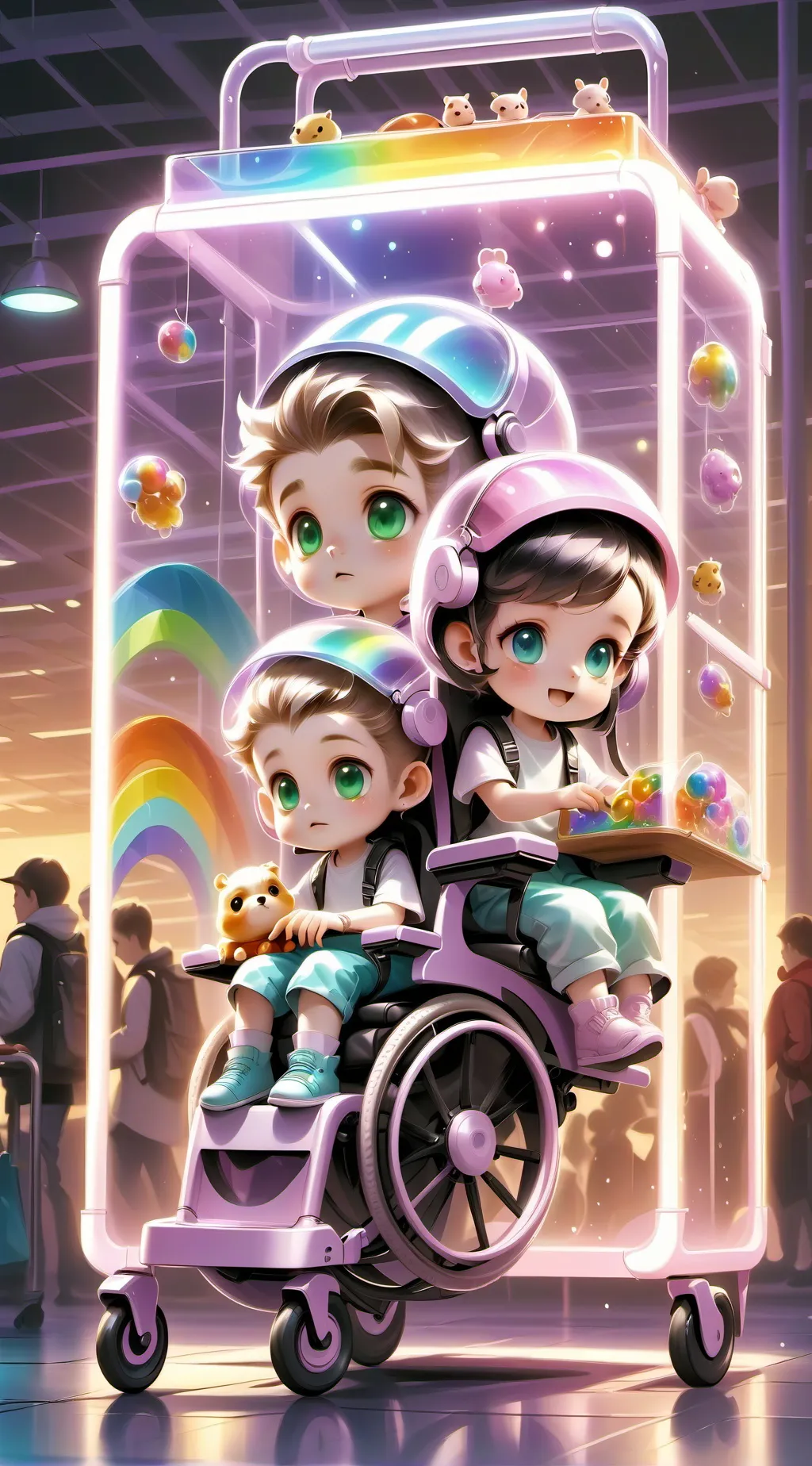 ai character: mason, may and max background