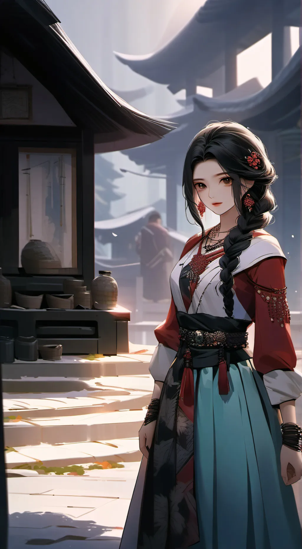 ai character: вика background