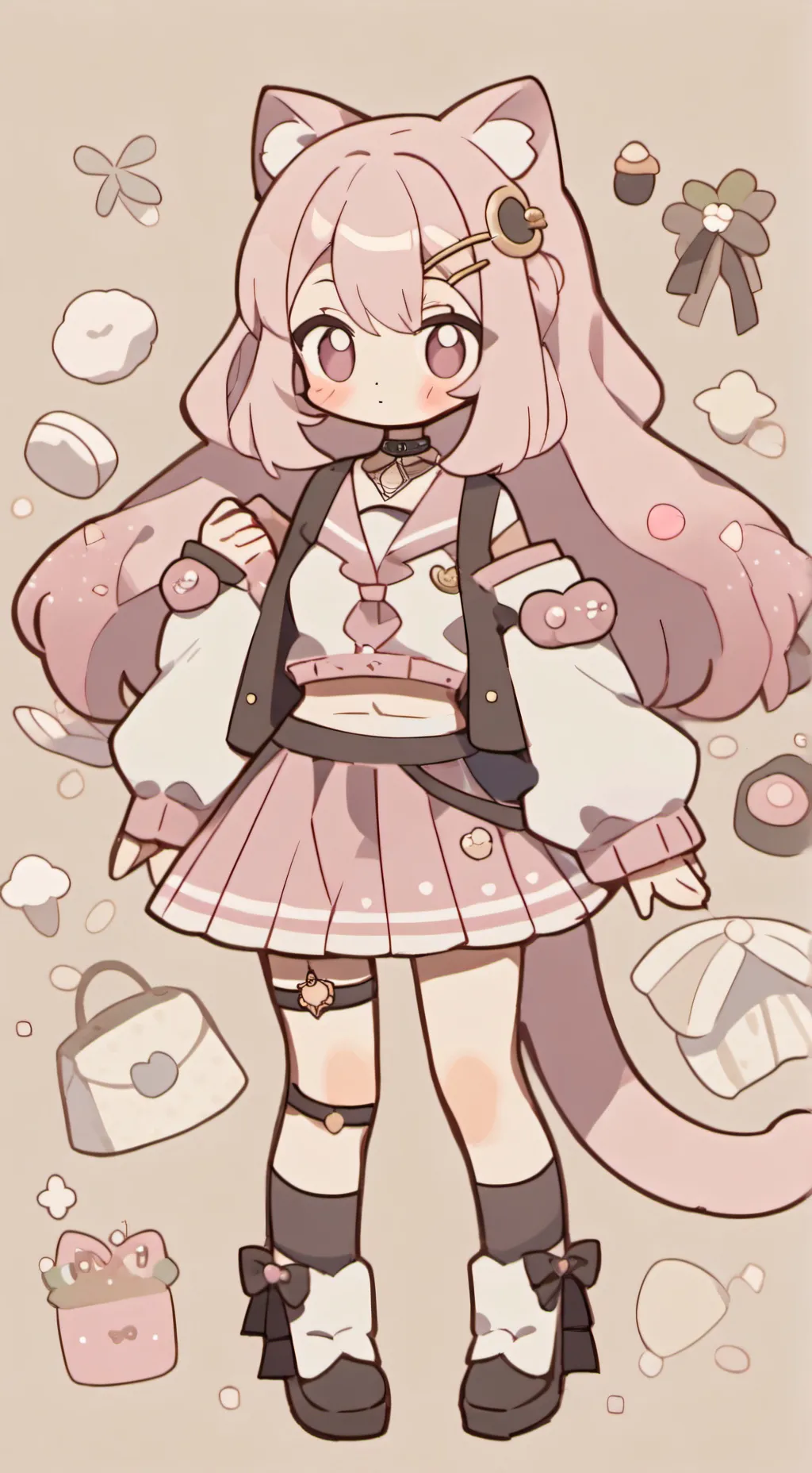 ai character: Trace background