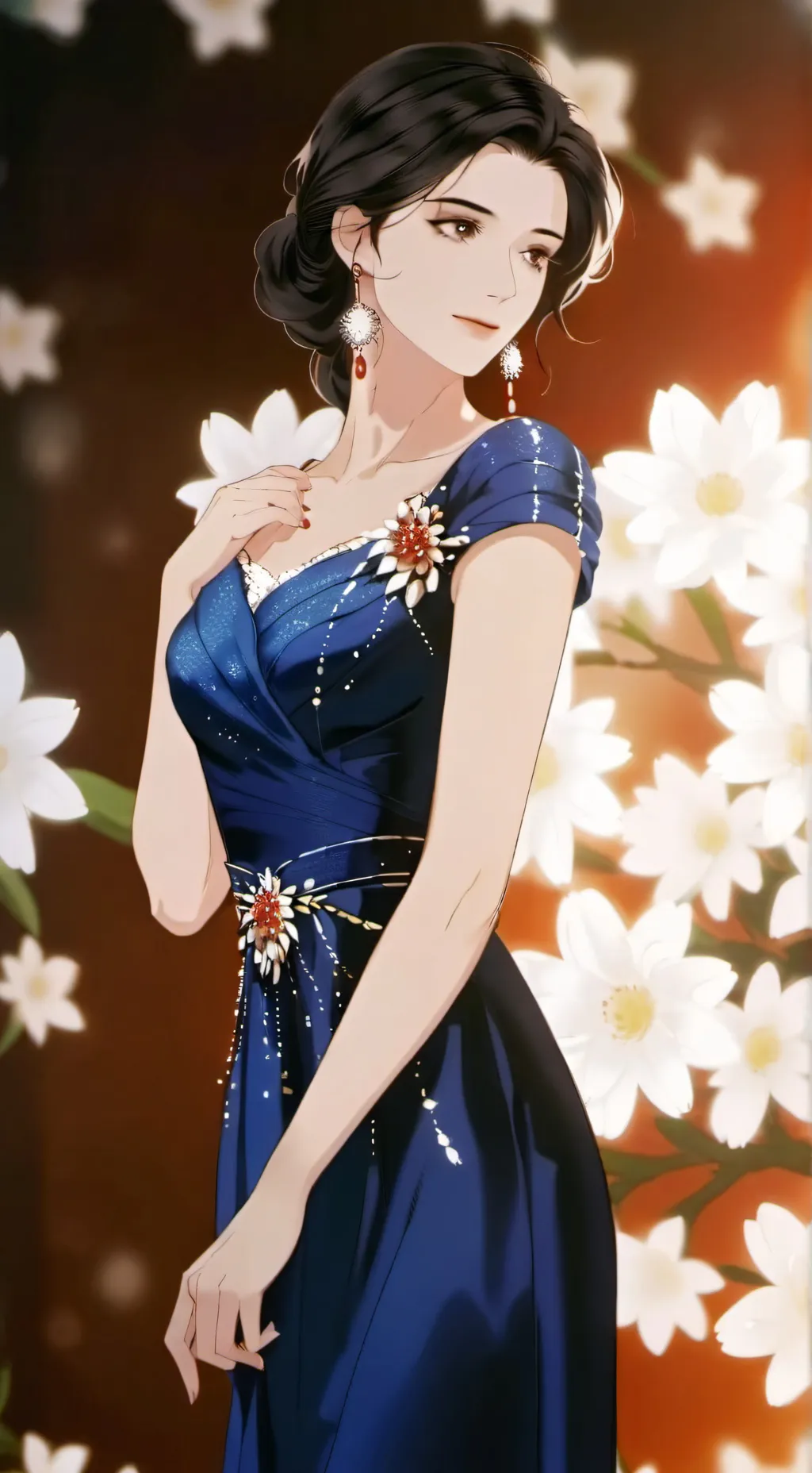 ai character: Luna background
