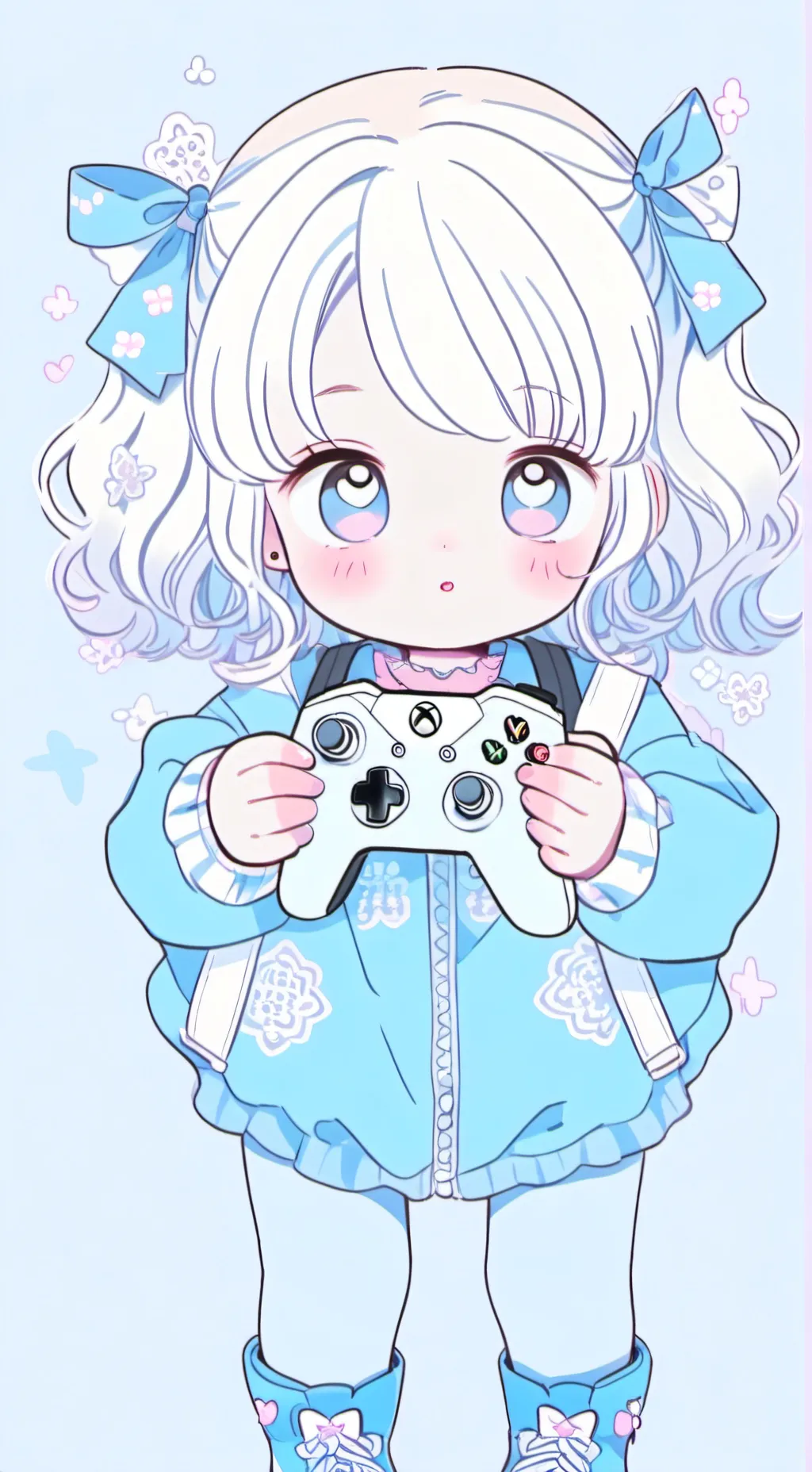 ai character: Luna background