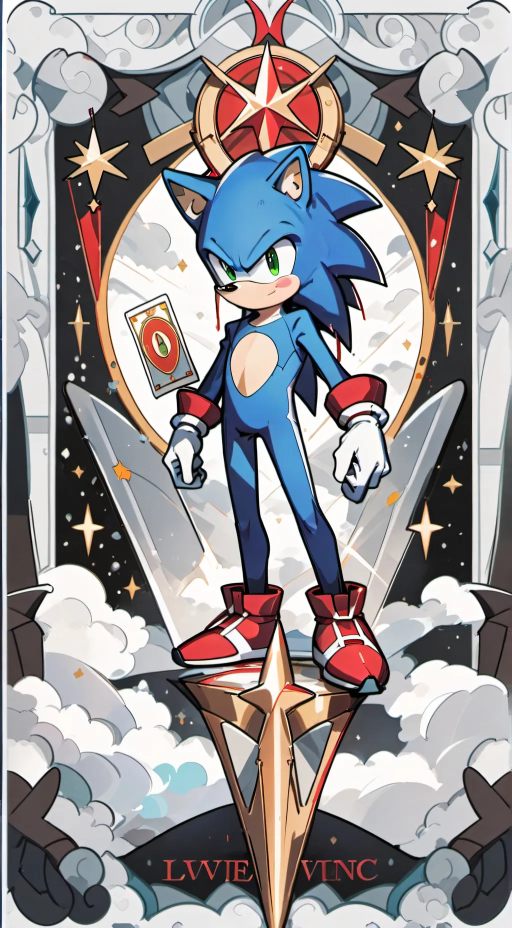 ai character: sonitails  background
