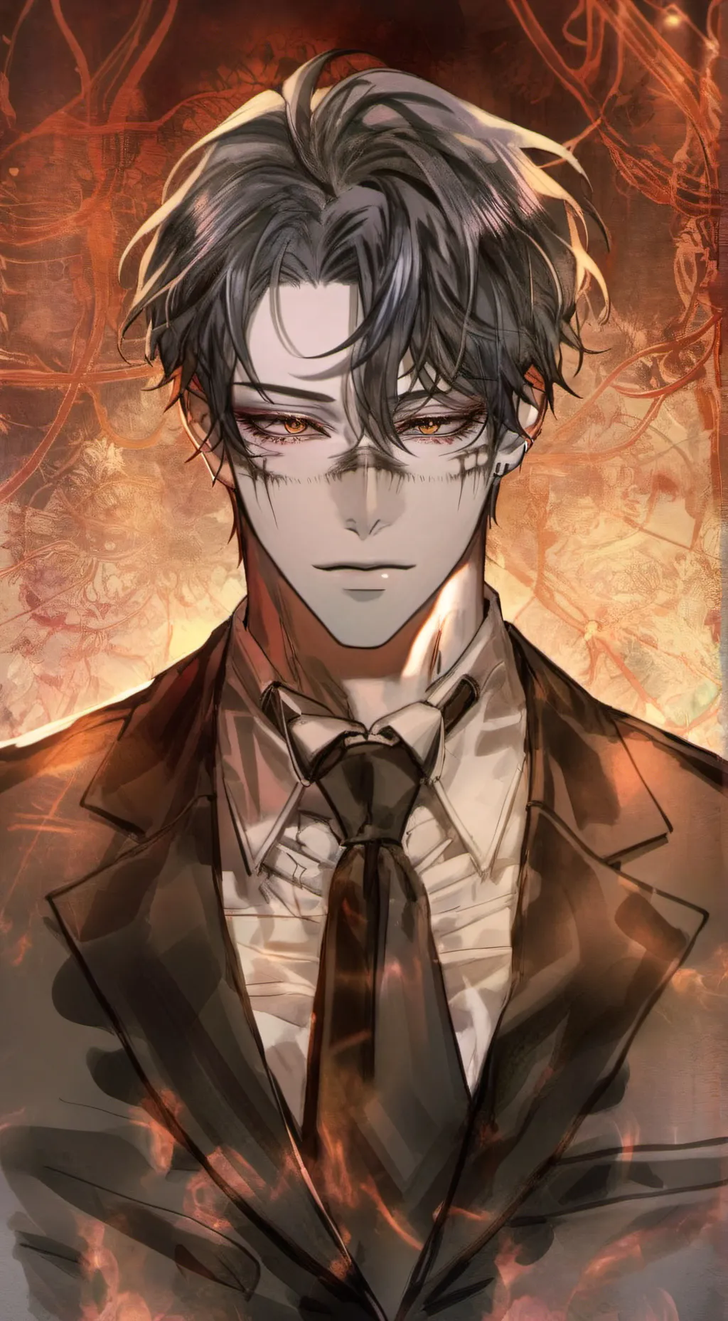 ai character: -Lucius Alaister- background