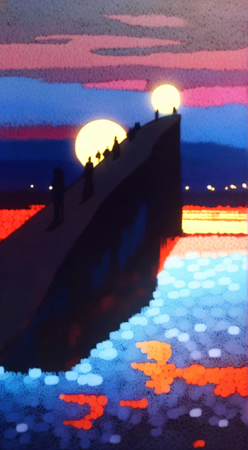 ai character: pac man horror background