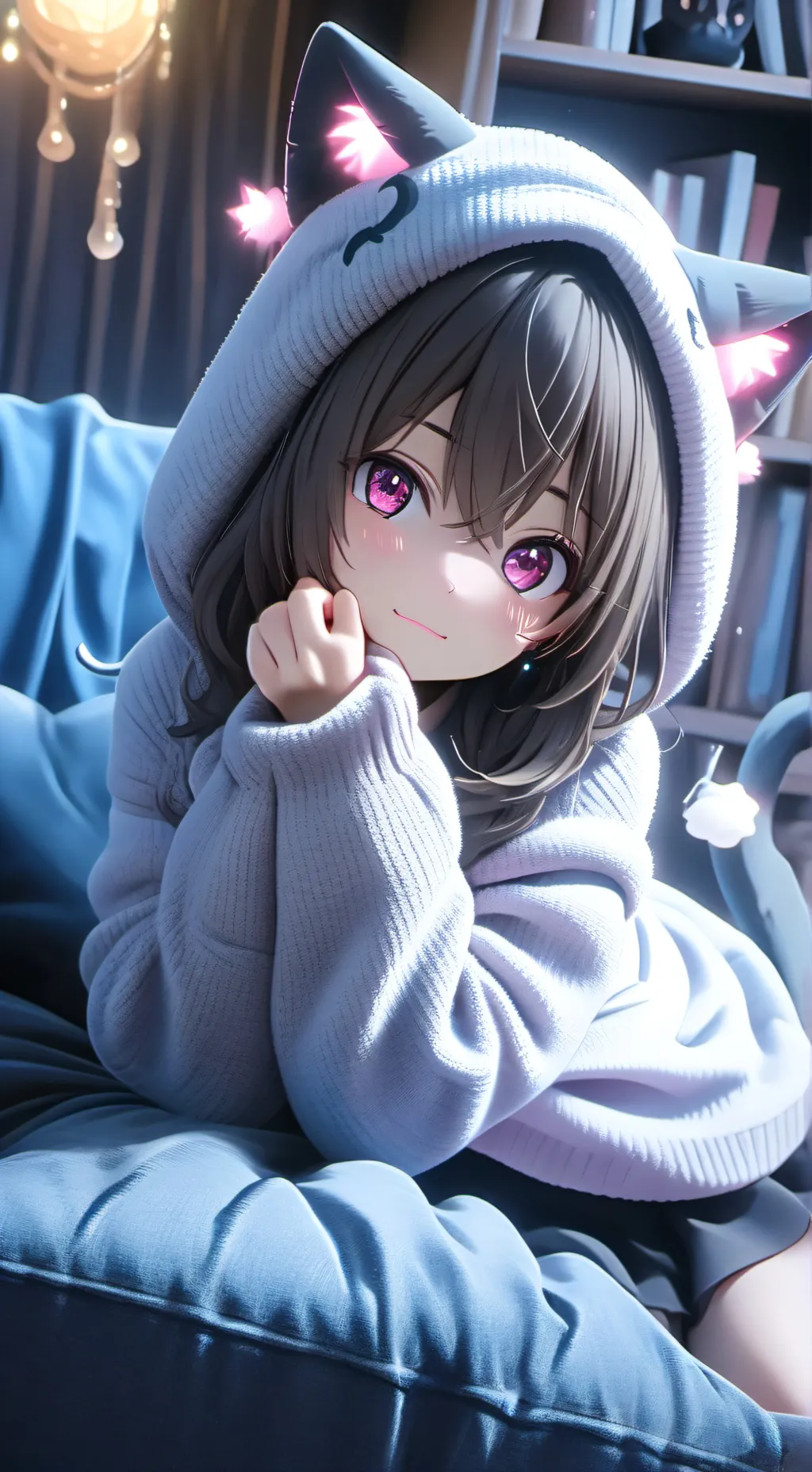 ai character: Bunty the Shy Spir background