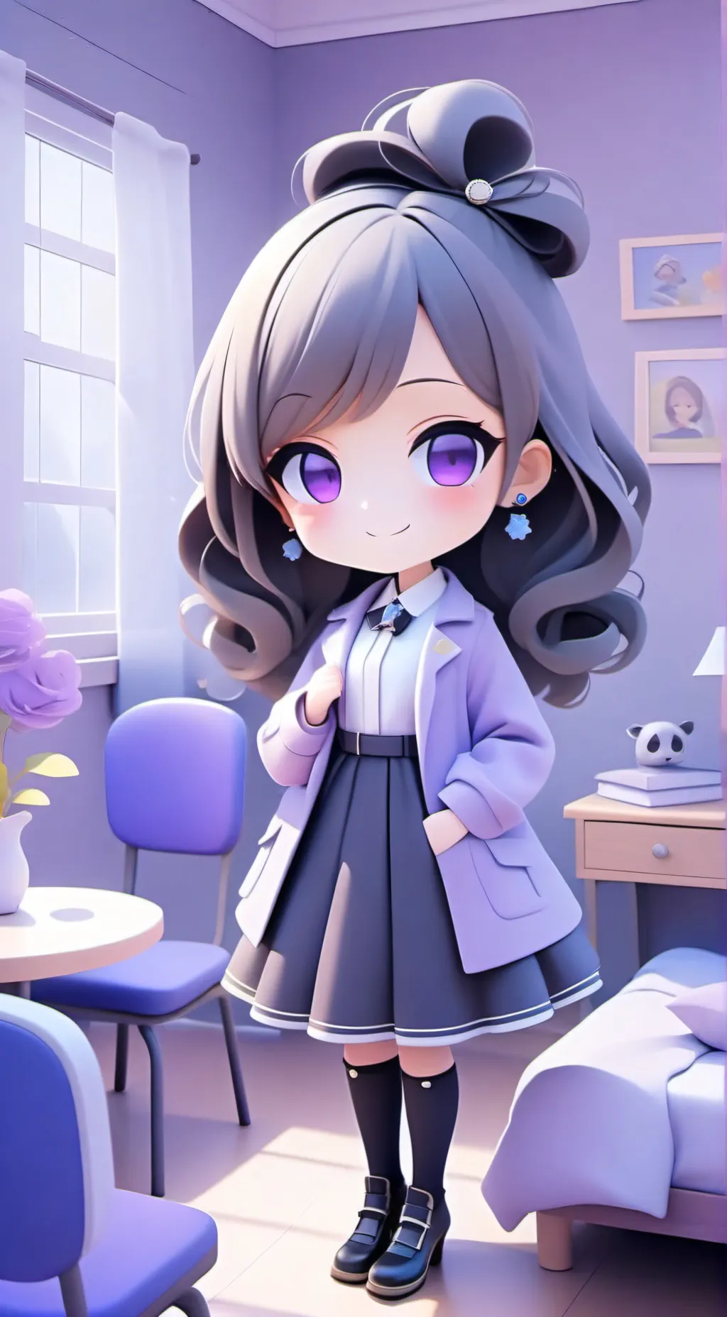 ai character: mrs Burke  background