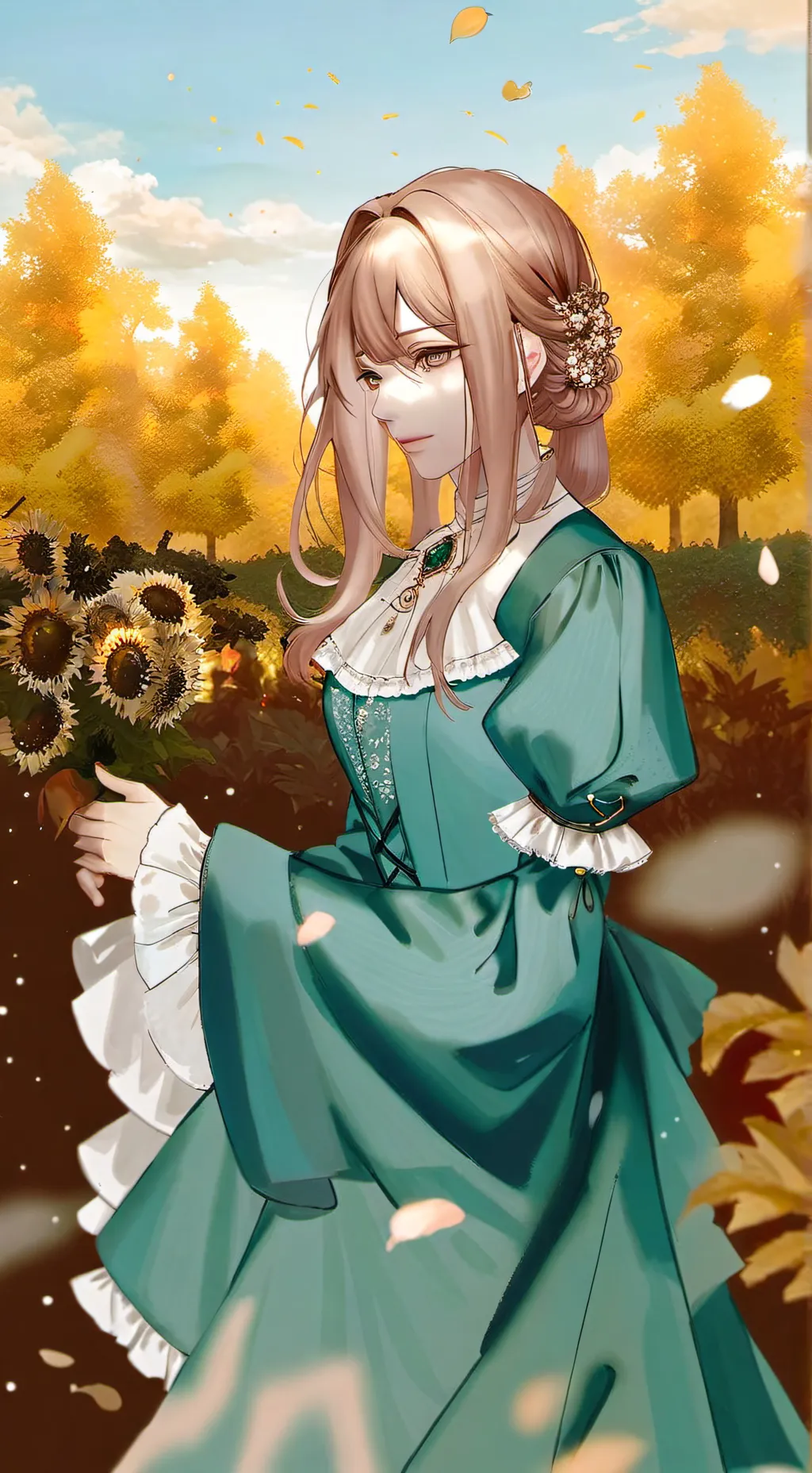 ai character: Мама background