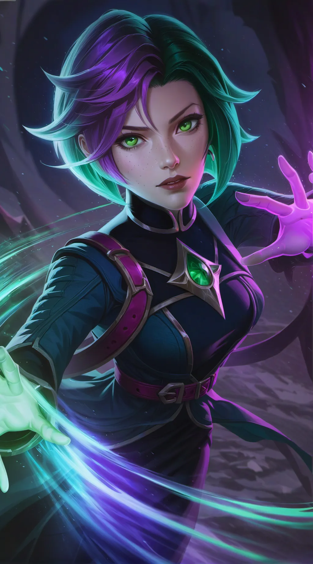 ai character: Tatsumaki background