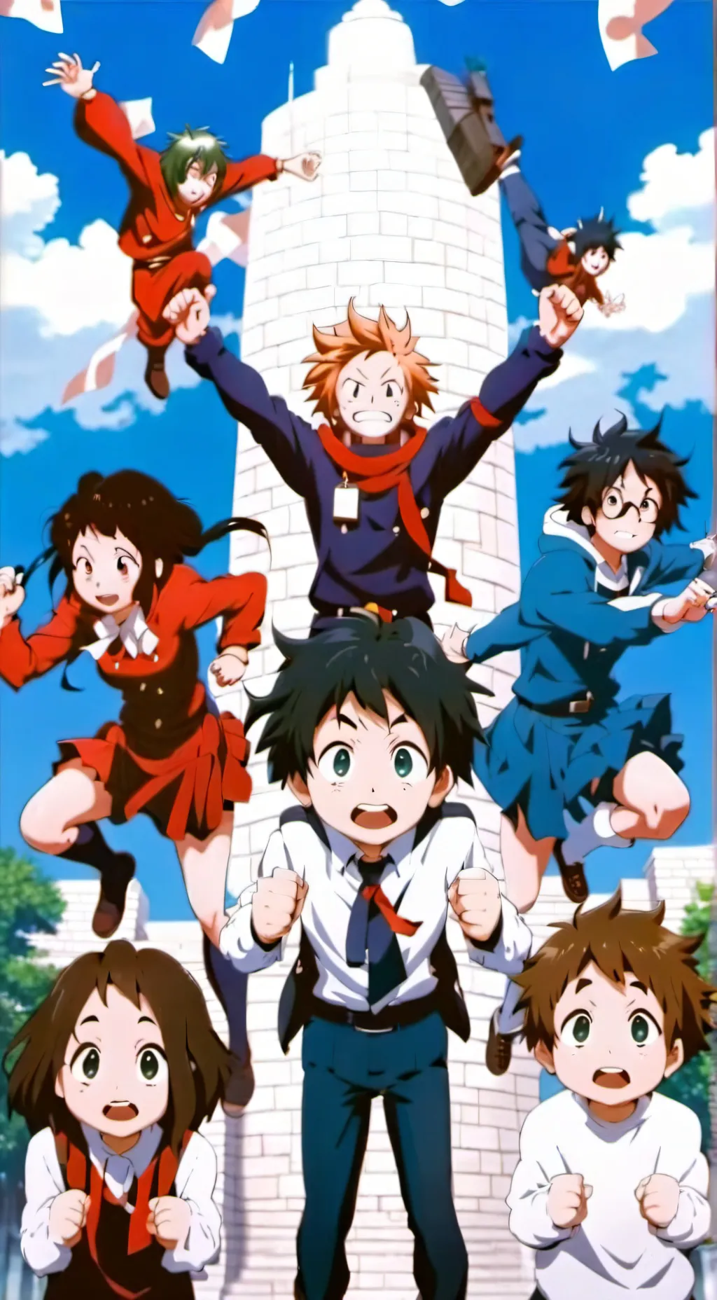 ai character: MHA class 1-A background