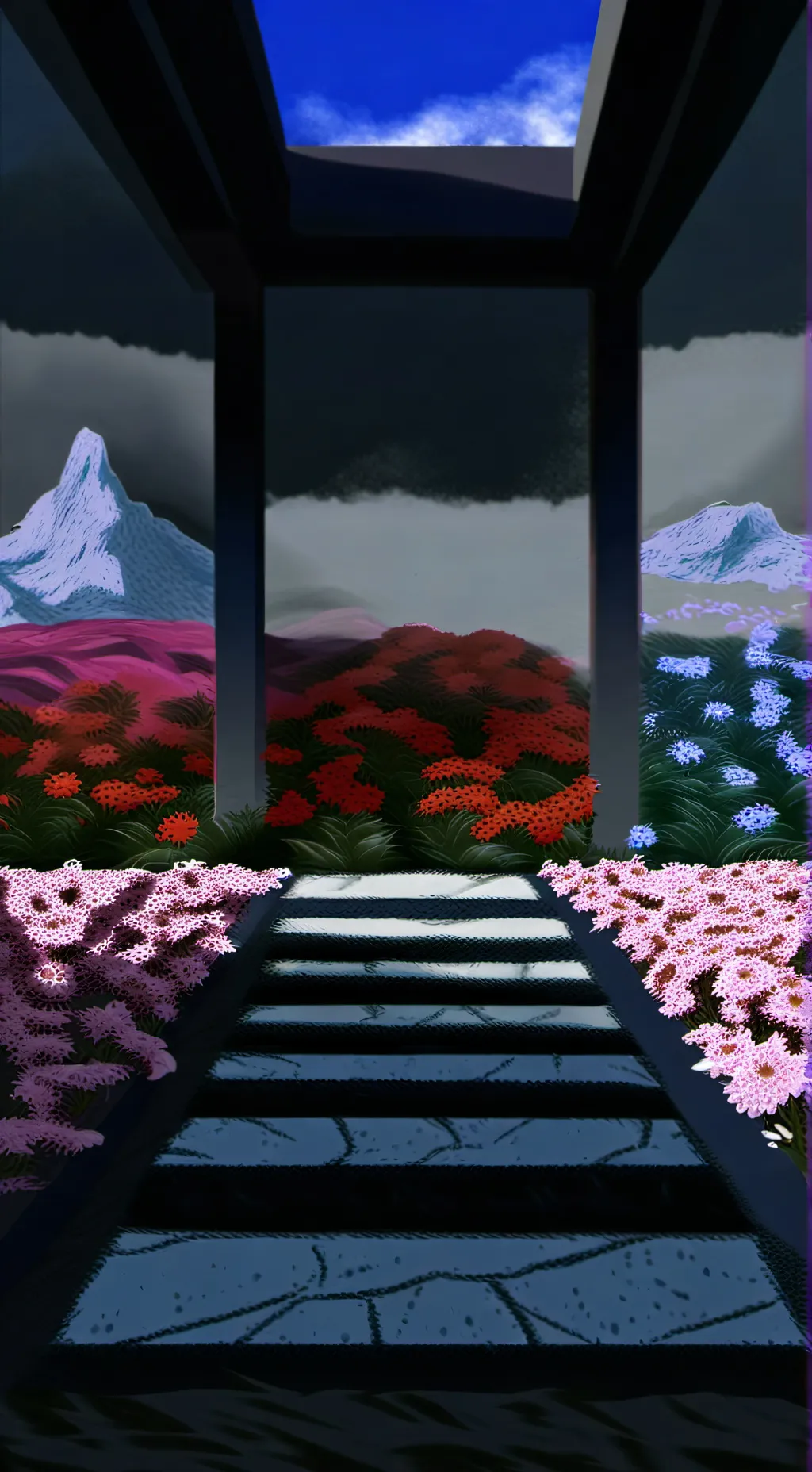 ai character: Vee background
