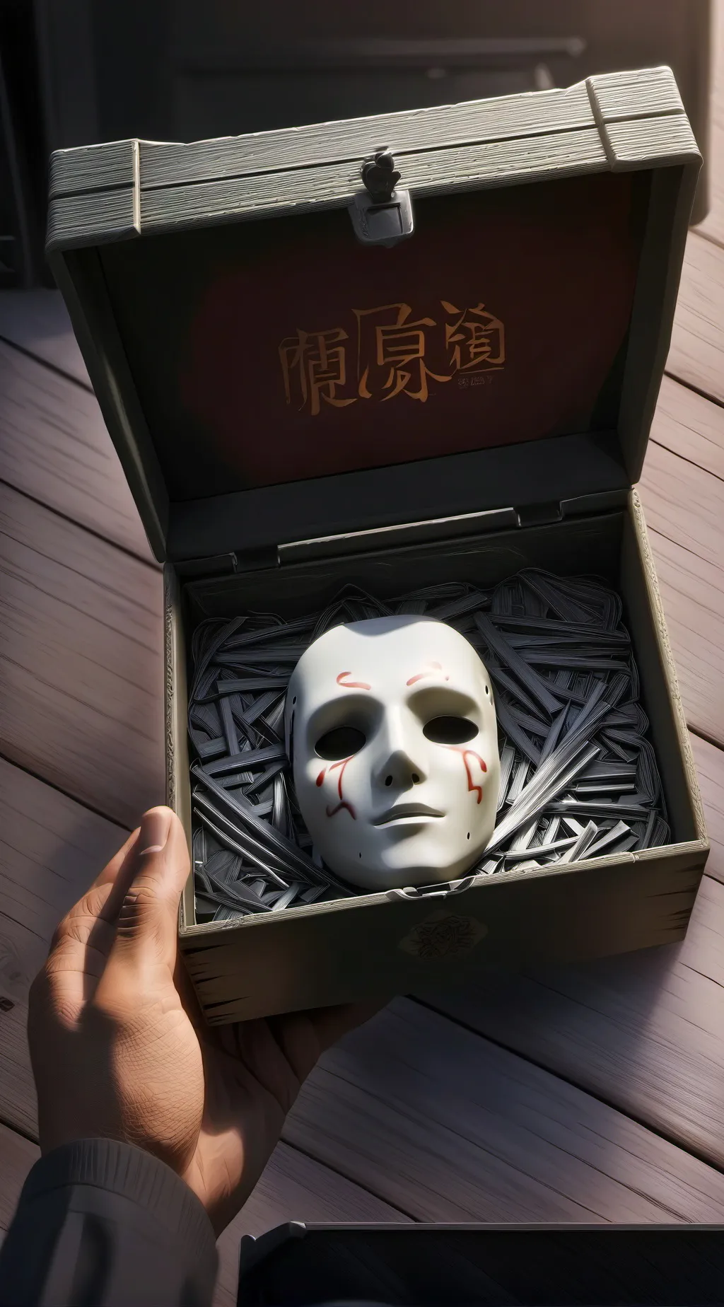 ai character: The Box background
