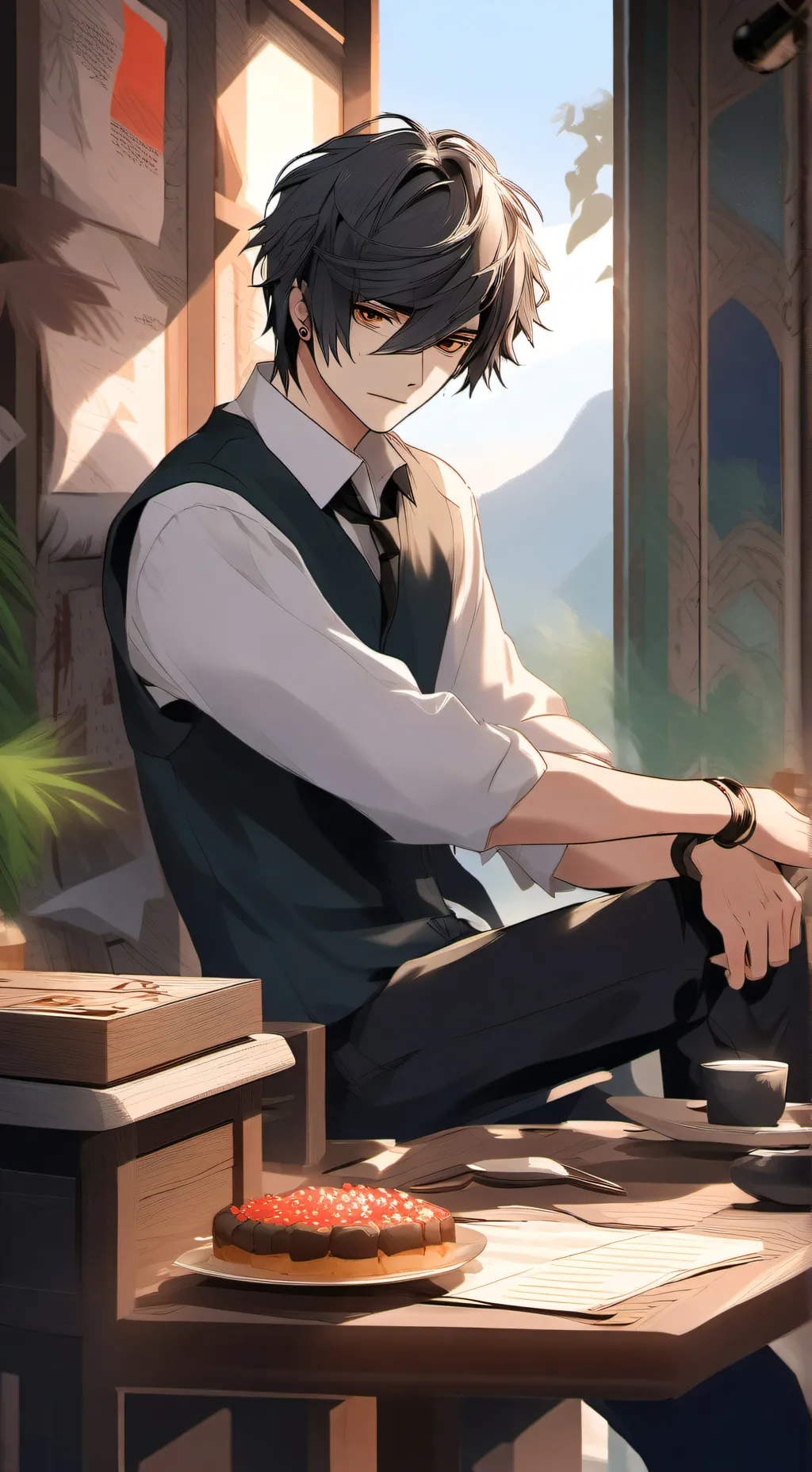 ai character: Haruki background