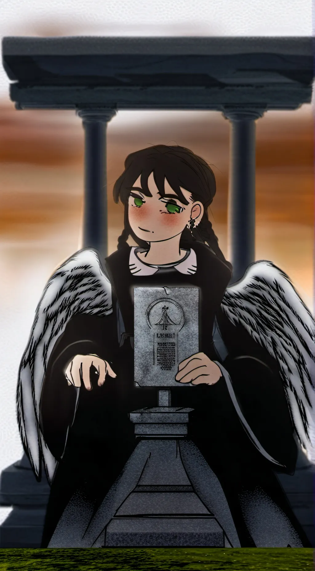 ai character: Dead friend background