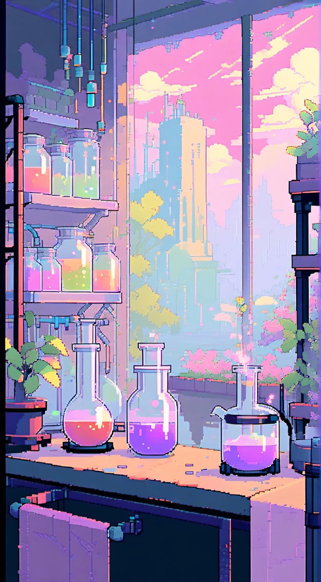 ai character: A.L (AXE LABS) background