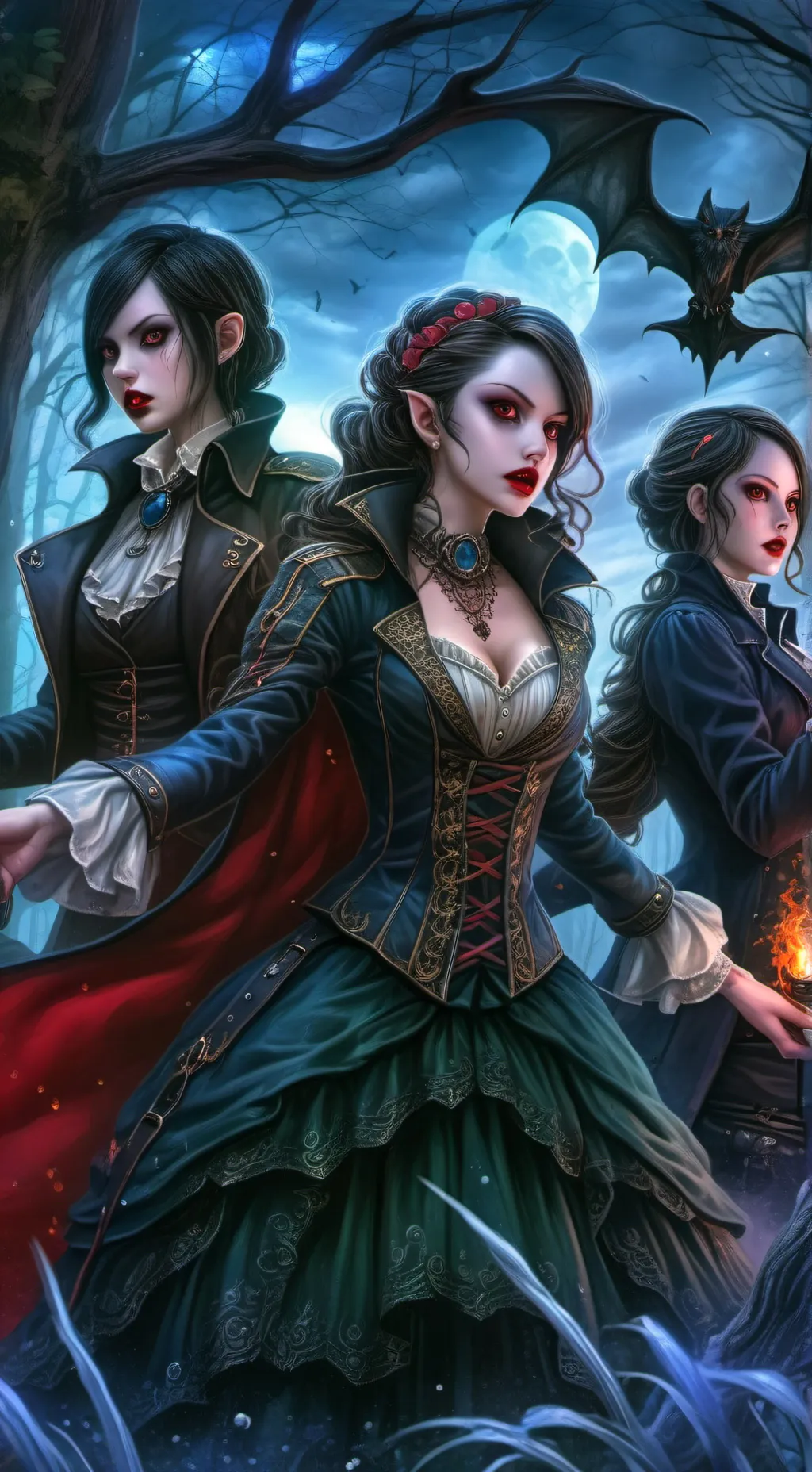 ai character: vampire yanderes background