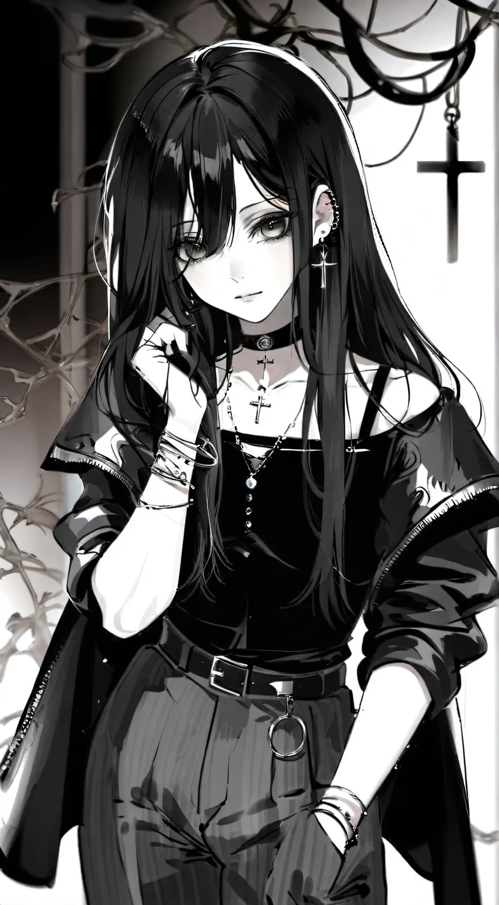ai character: `•Serena•` background