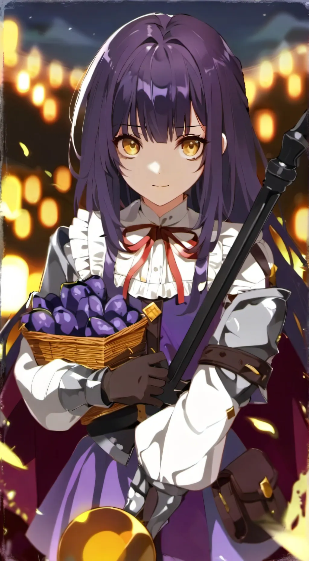 ai character: Amethyst  background
