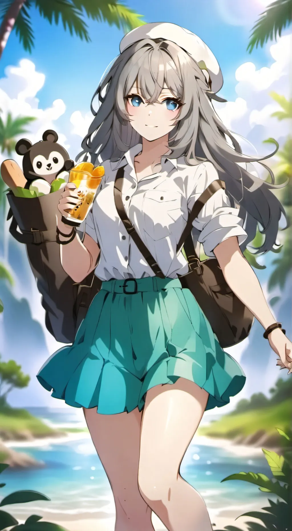 ai character: Lumina background