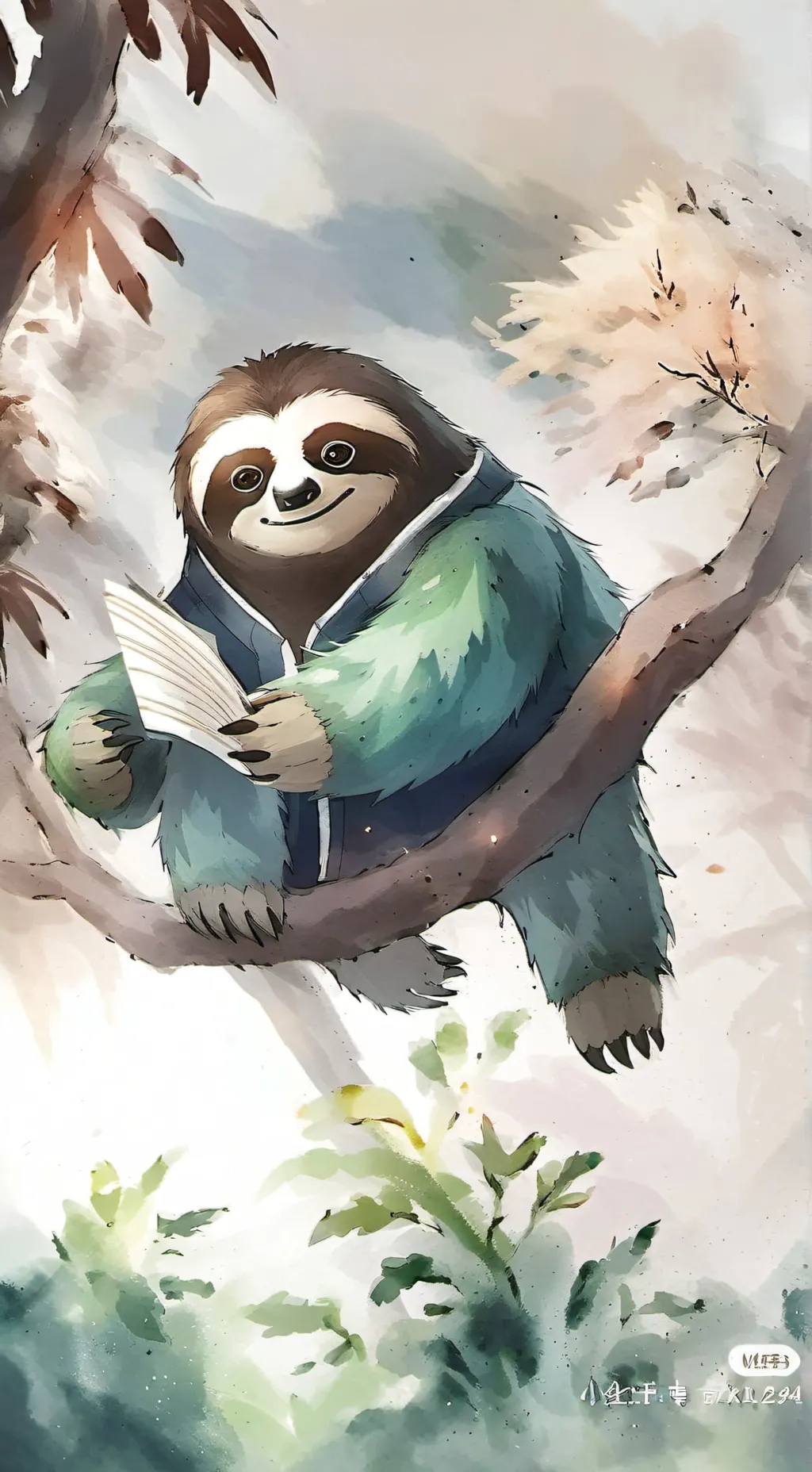 ai character: Slothaleena  background