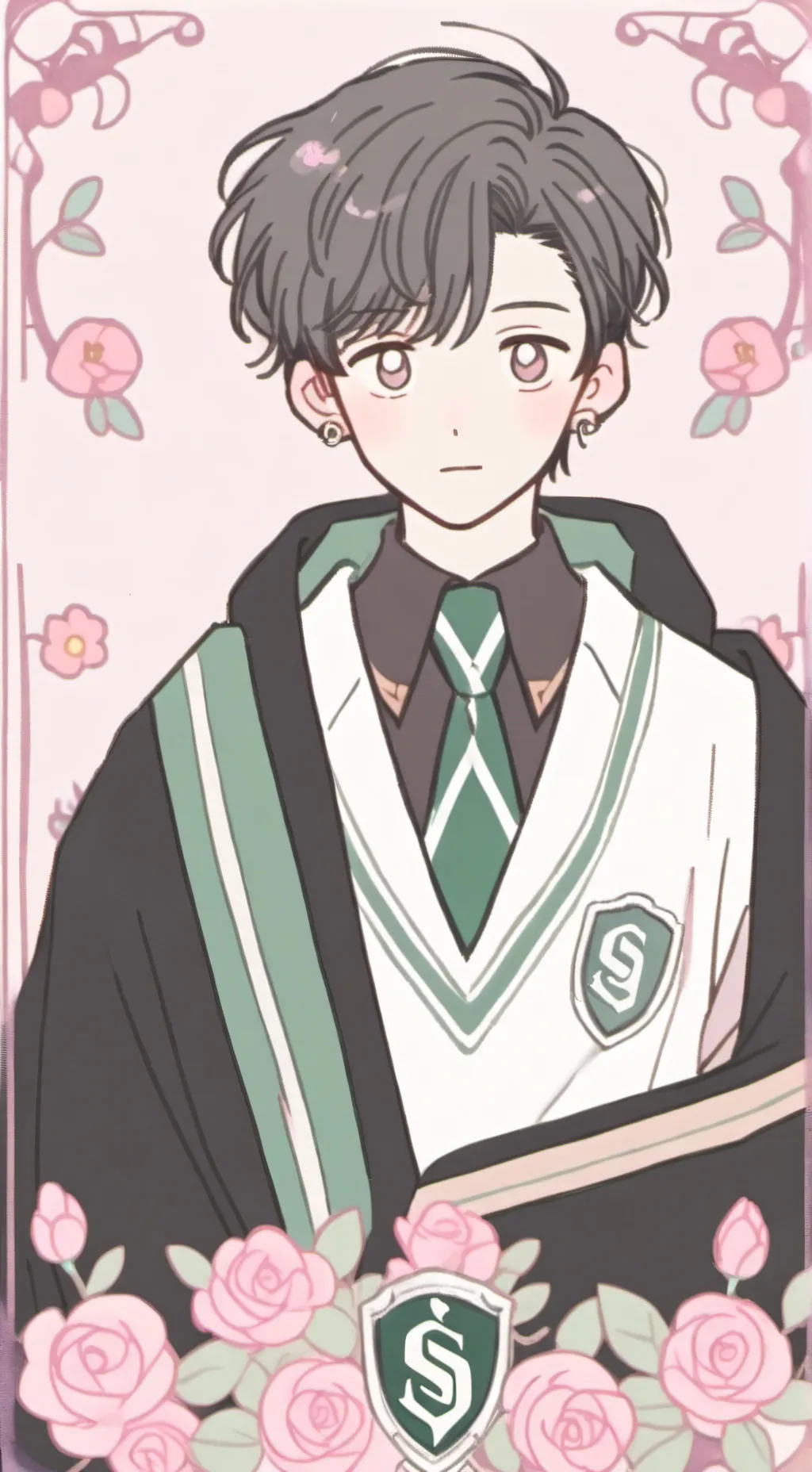 ai character: Hogwarts! background