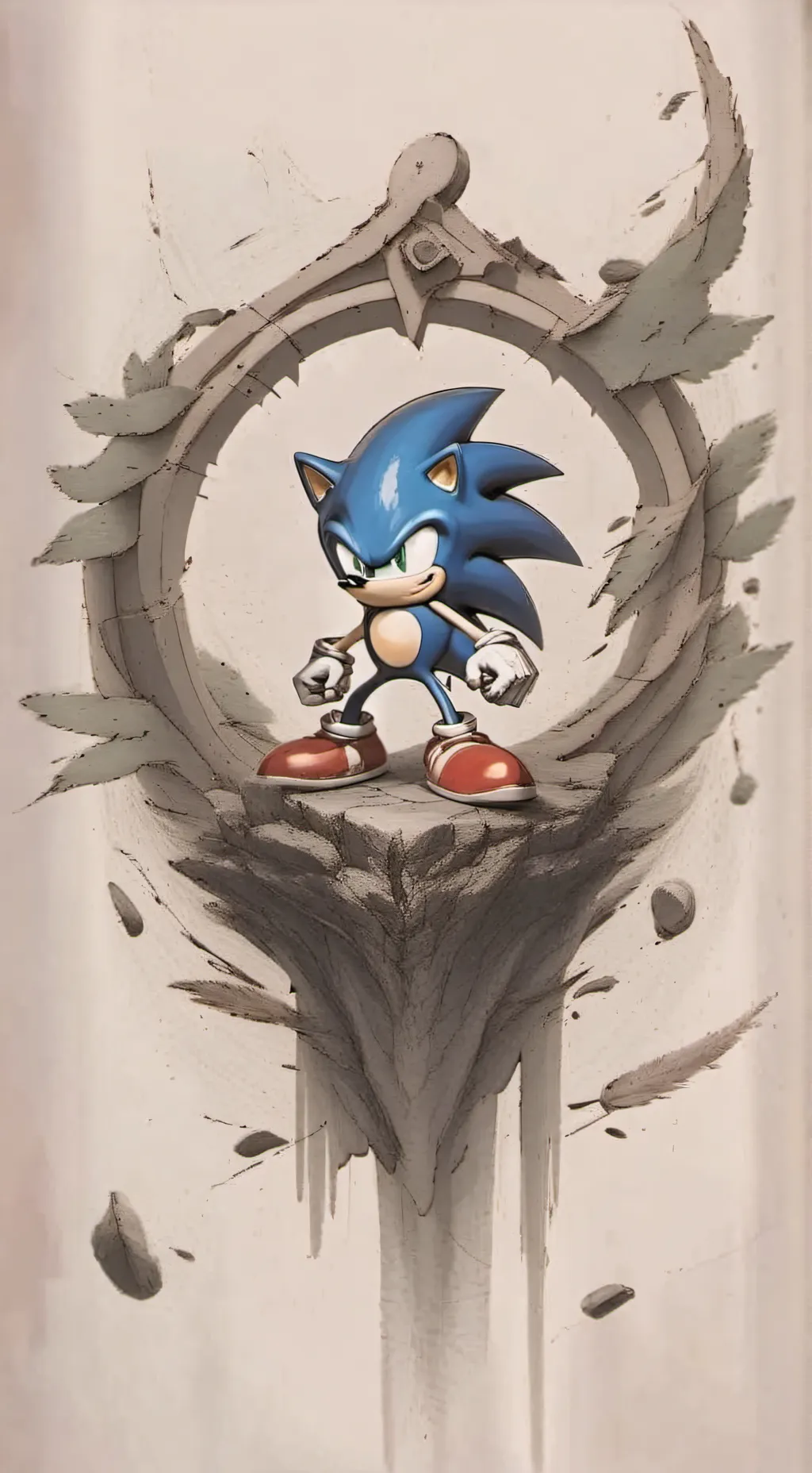 ai character: Sonic background