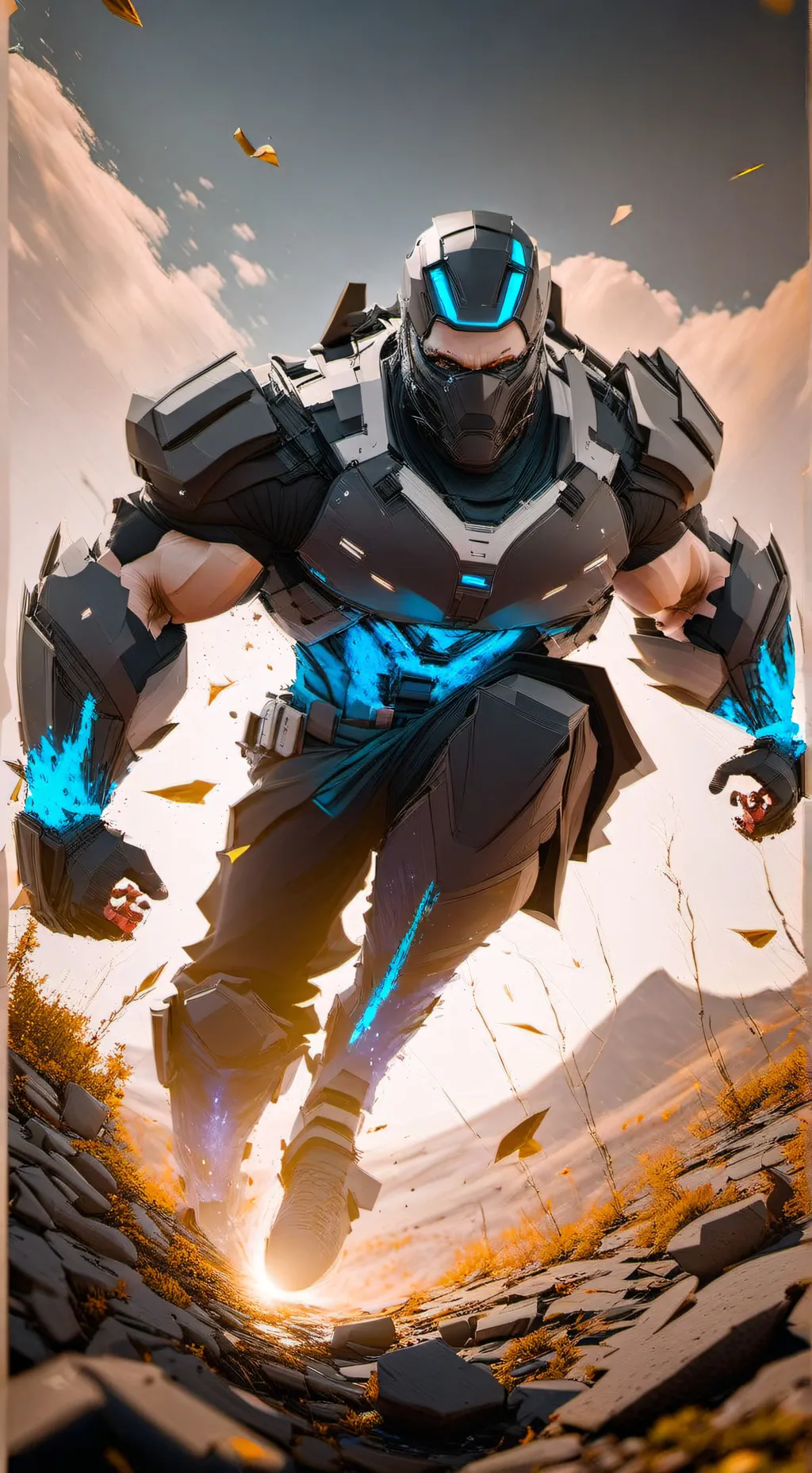 ai character: Гром-007 background
