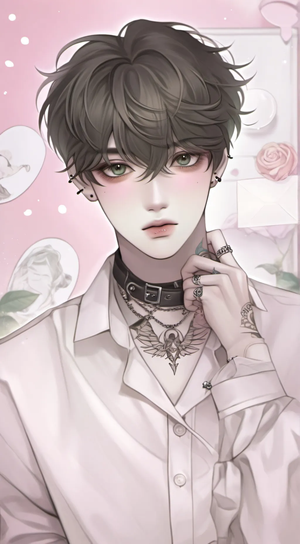 ai character: Sebastian  background