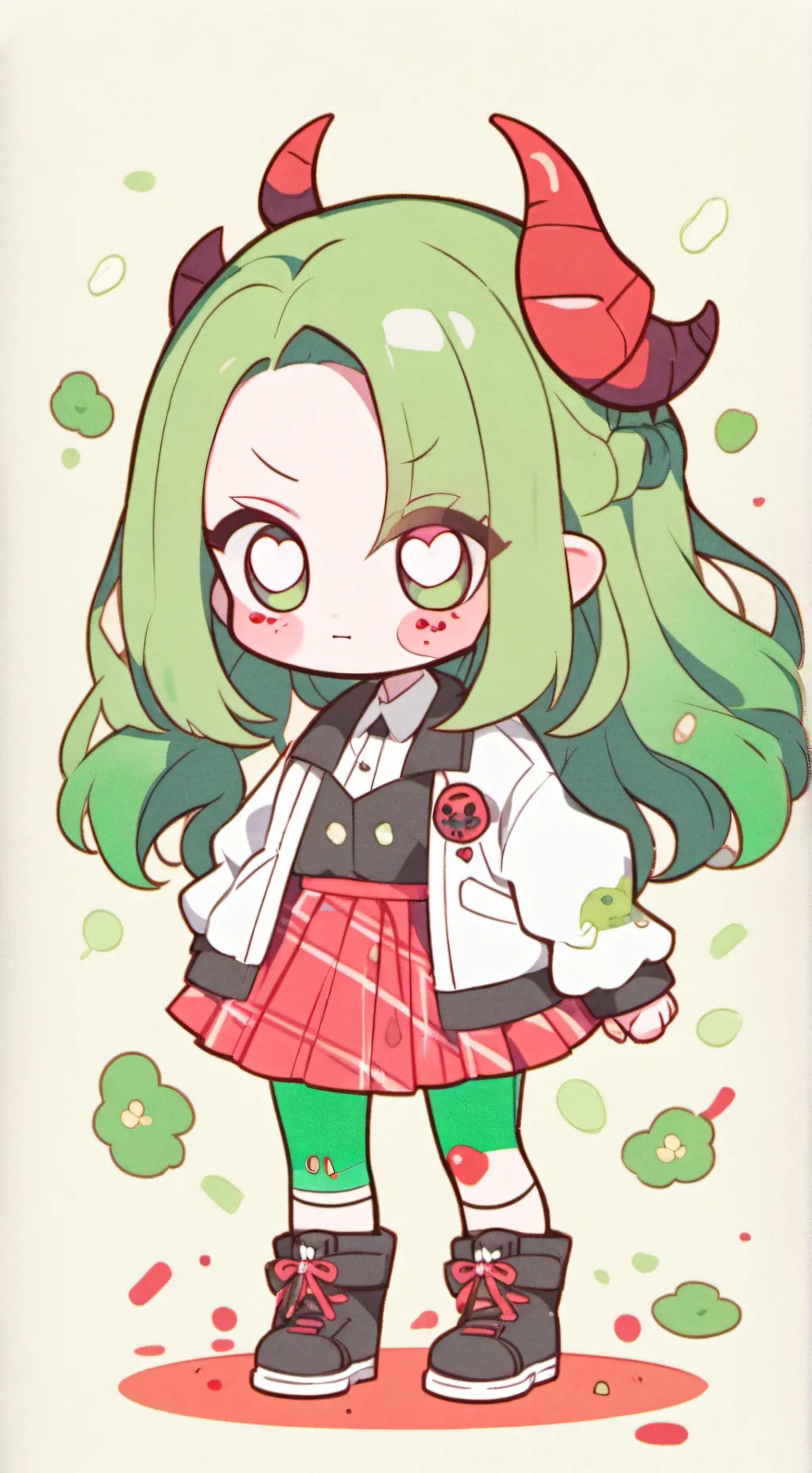 ai character: Zombie and demon  background