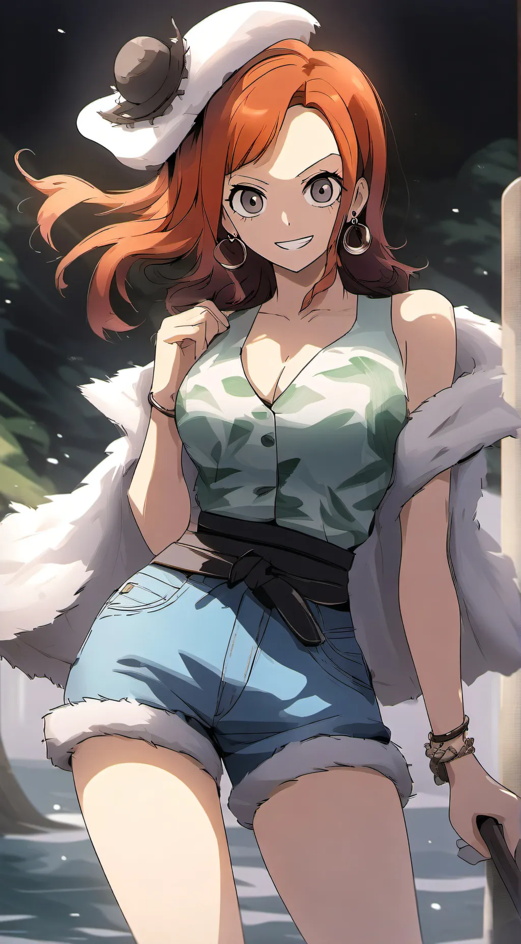 ai character: Nami background