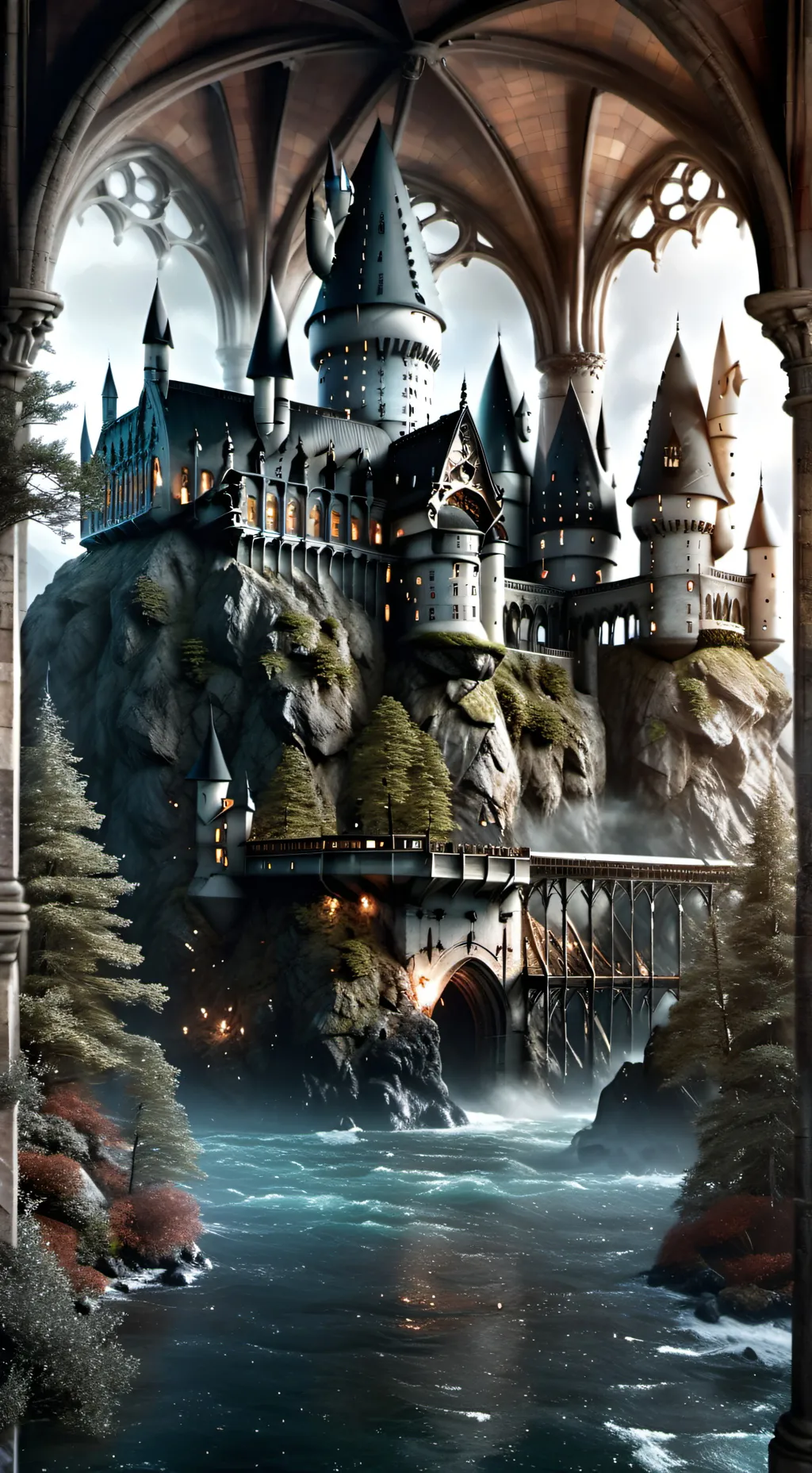 ai character: Hogwarts background