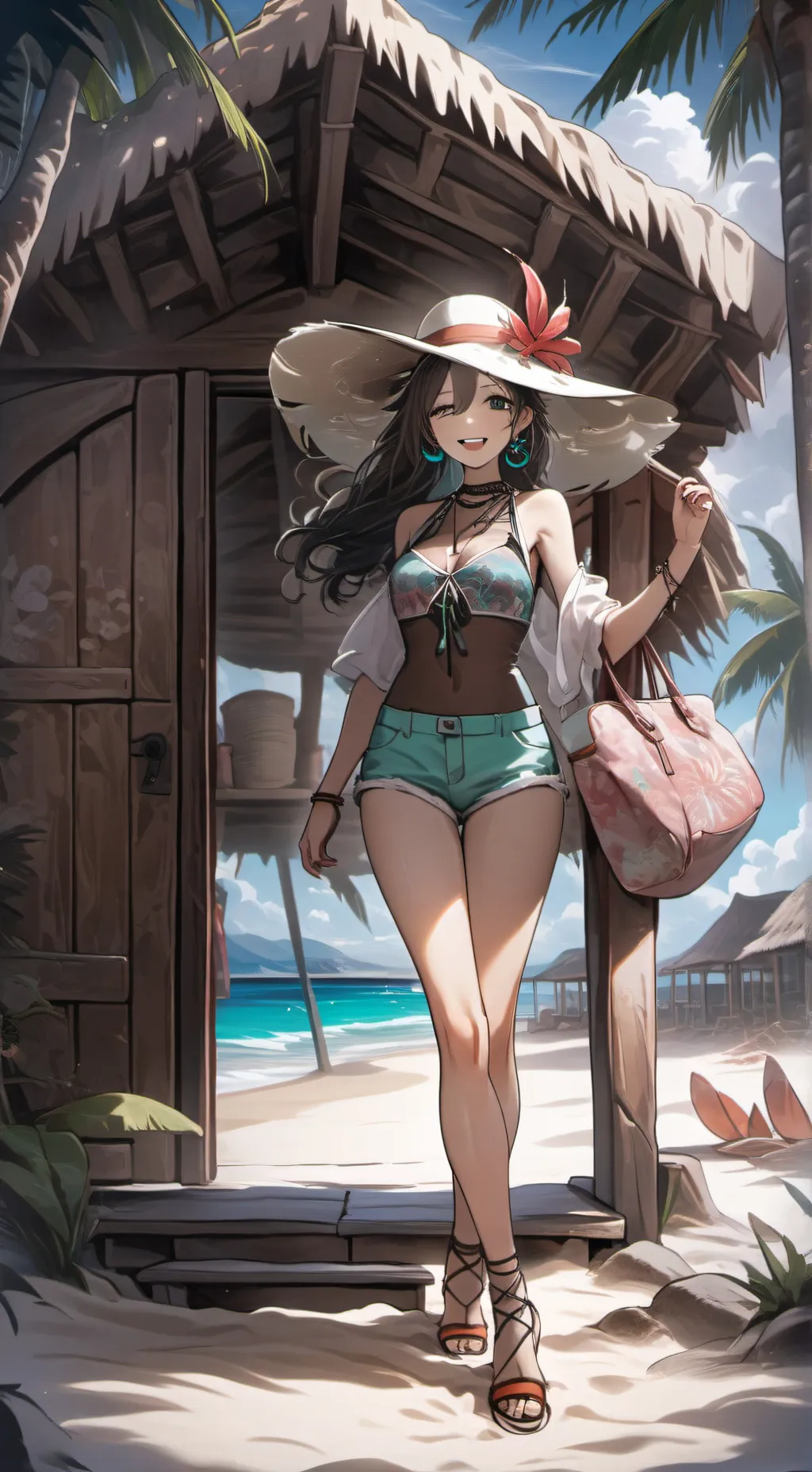 ai character: Lucia  background